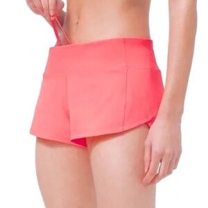Lululemon Speed Shorts (Pink Lemonade) 2.5"